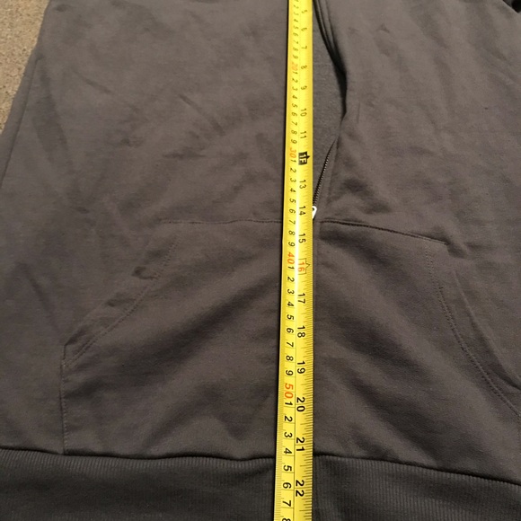 Express One Eleven Grey Hoodie Womens Sm - Picture 8 of 8